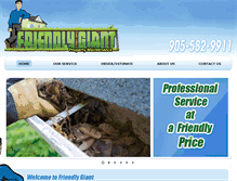 Tablet Screenshot of friendlygiantmaintenance.ca